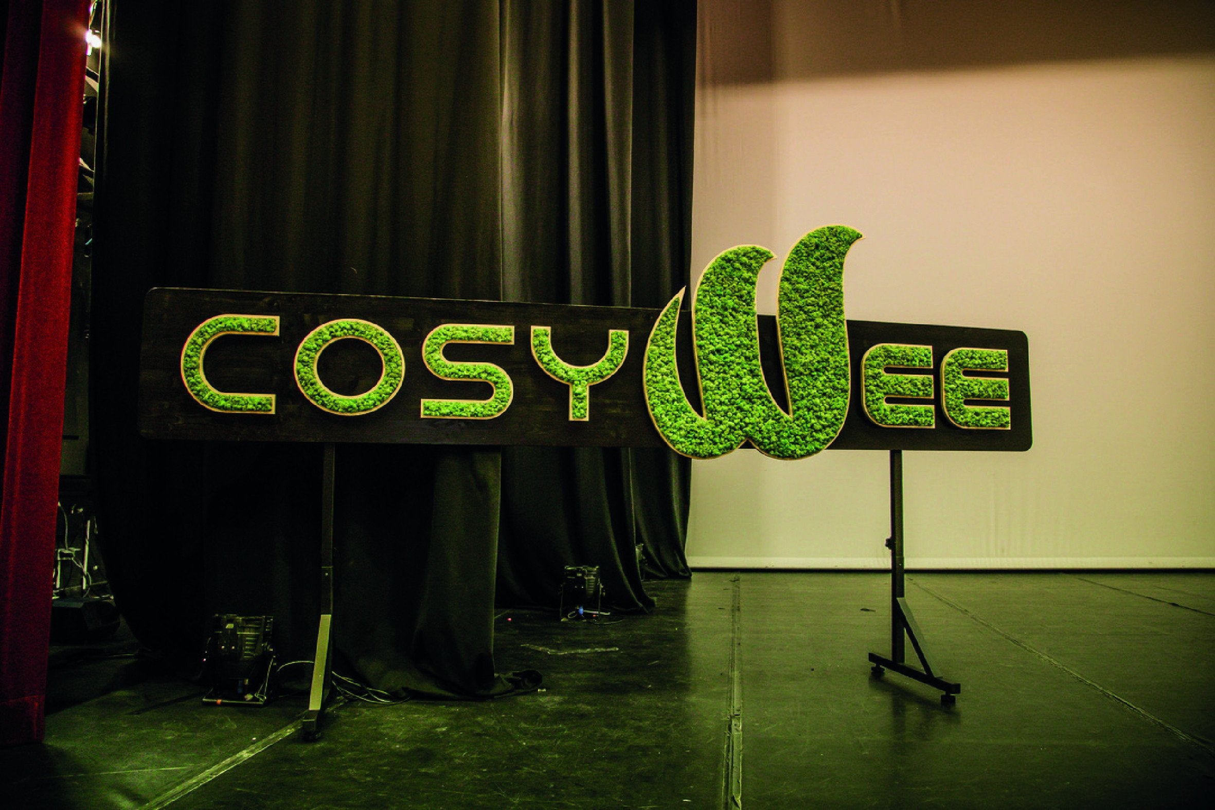 Logo végétal et marquage véhicule- soirée de lancement COSYWEE