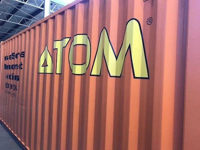 Royal Wolf - container signage / cut vinyl & stencil