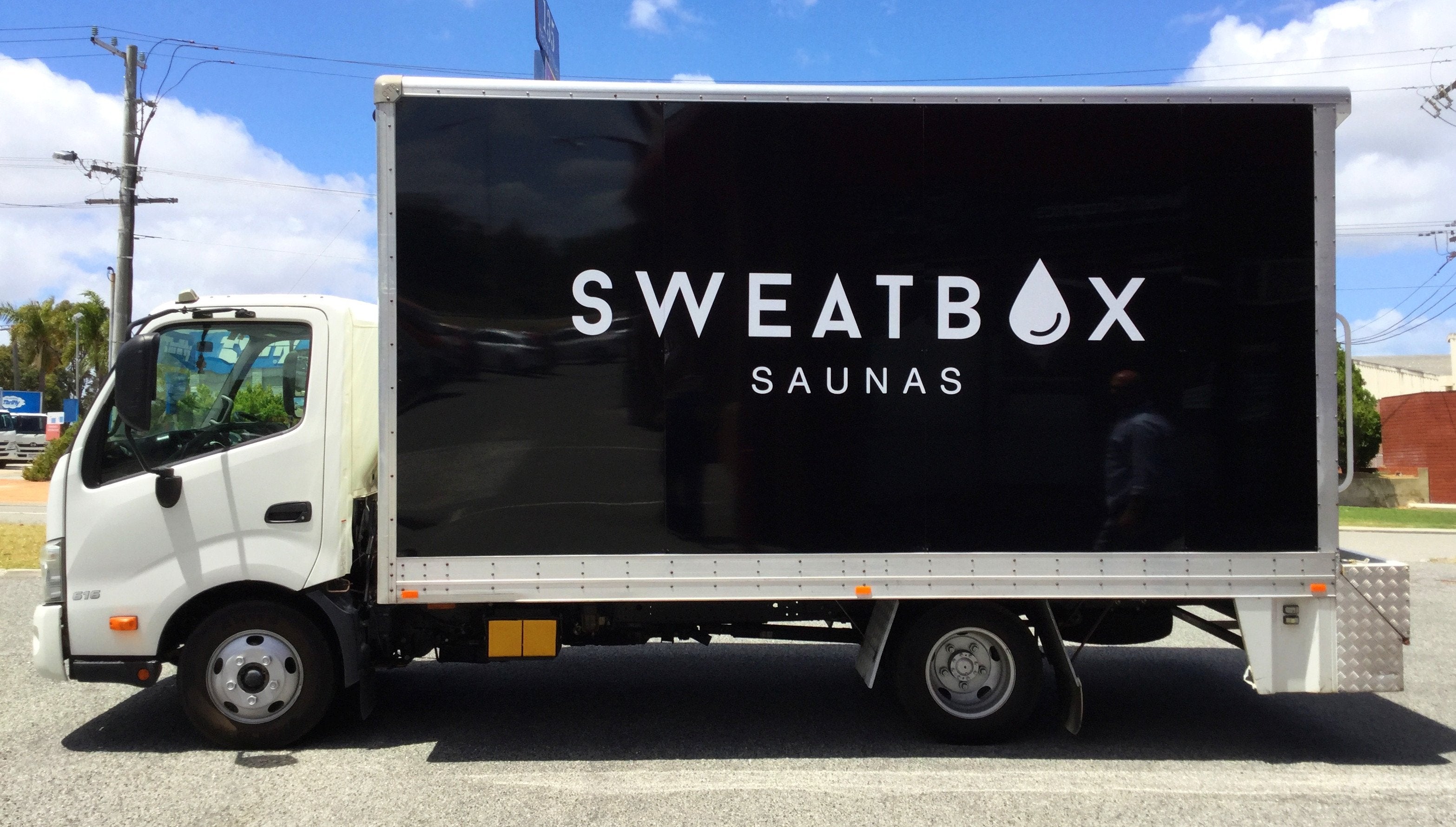Sweatbox Saunas Truck Wrap