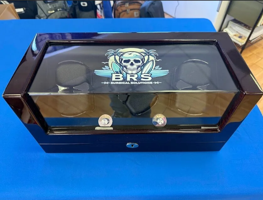 Custom Watch Boxes with UV DTF for BRS Surgical