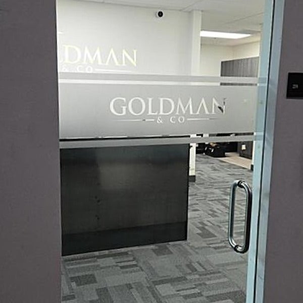Frosted Vinyl Glass Graphics for a Modern Office Look