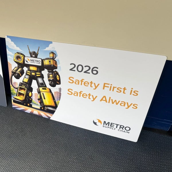 Sintra Signs for Metro Supply Chain