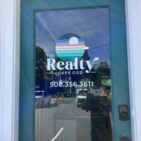 Cape Cod - Realty Cape Cod Pocasset window door graphics