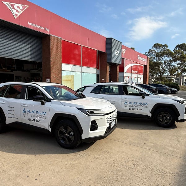 Fleet Graphics for Platinum Elevation in Dandenong South
