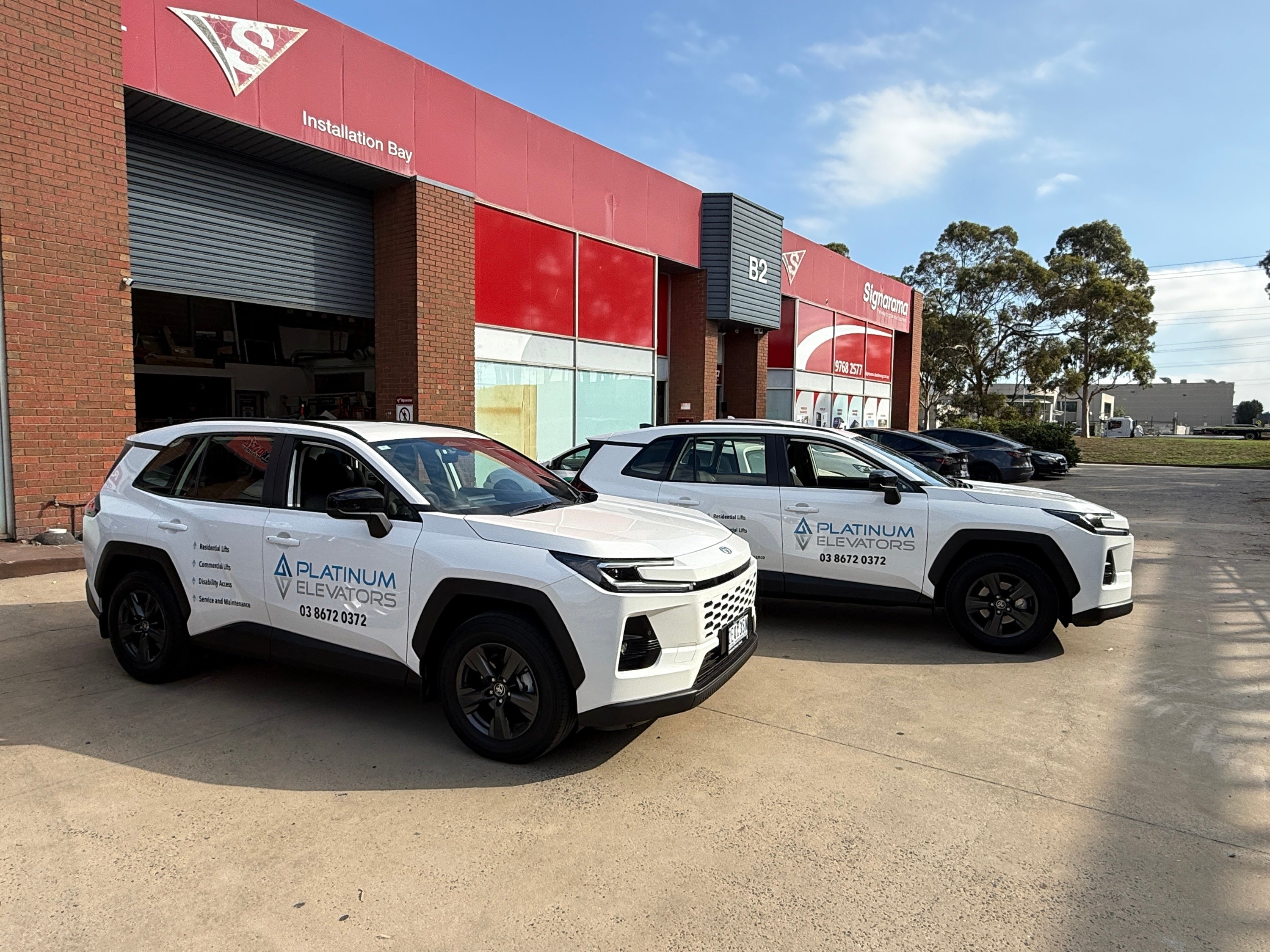 Fleet Graphics for Platinum Elevation in Dandenong South