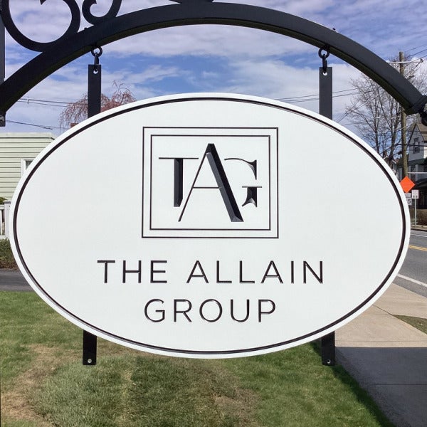 Roadside Ornamental Sign - The Allain Group (Natick, MA)