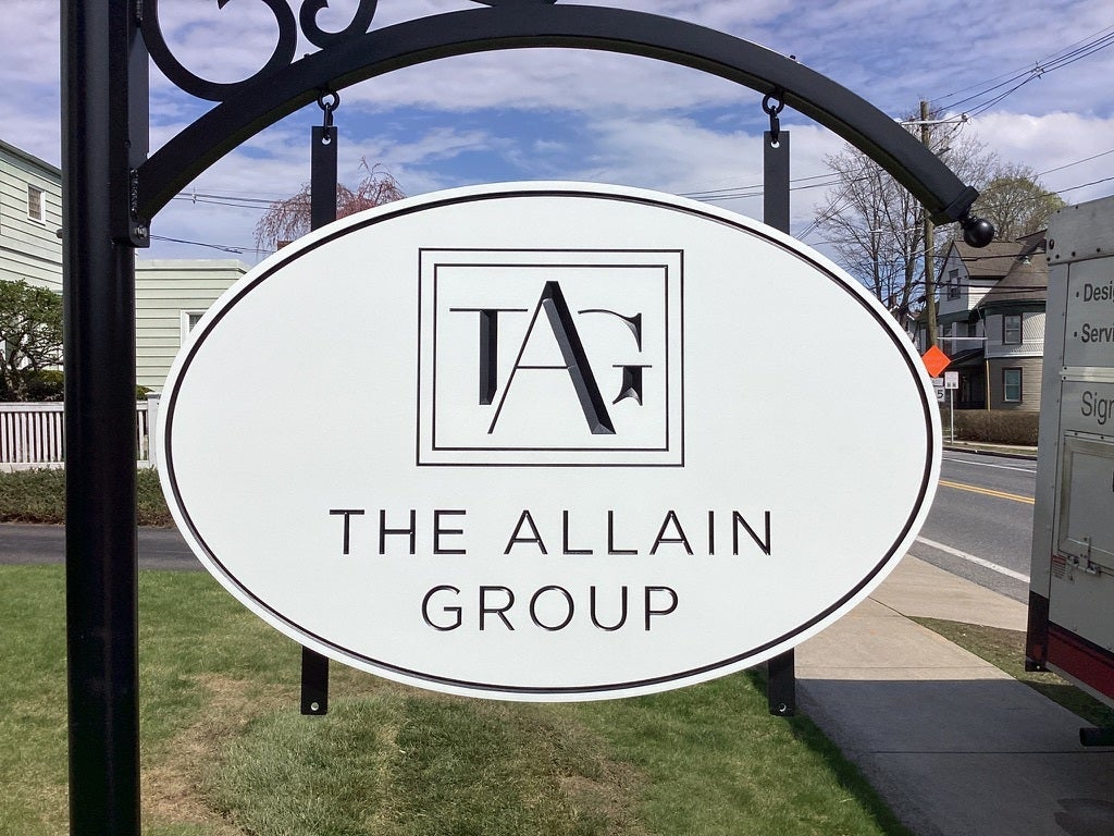 Roadside Ornamental Sign - The Allain Group (Natick, MA)
