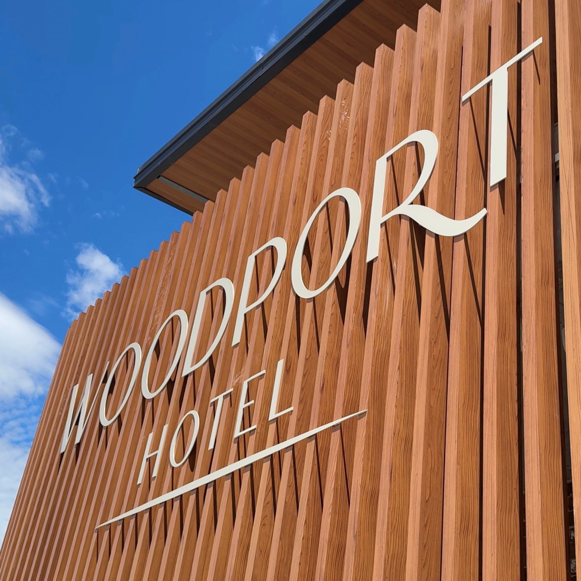 Woodport Hotel Signage Project