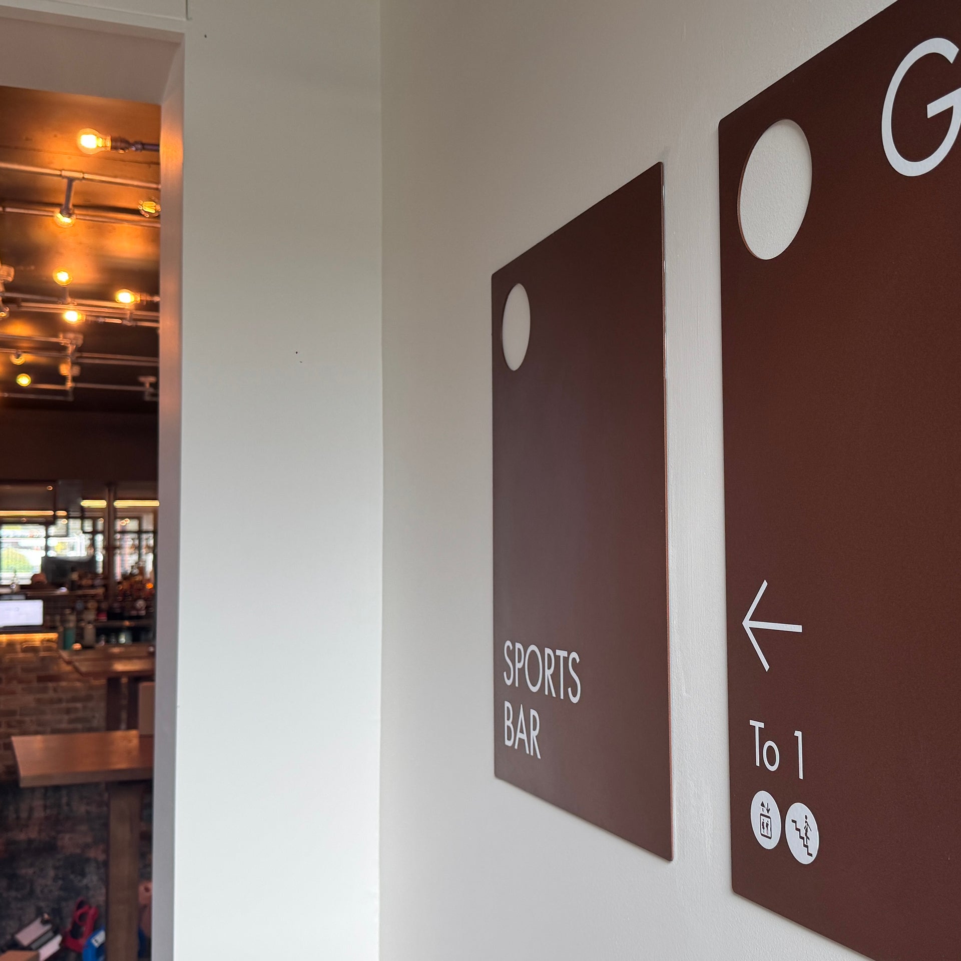 Woodport Hotel Signage Project