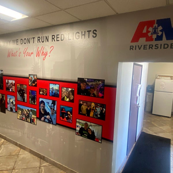 AMR “Respect the Red” Wall Wraps Across Four Southern California Locations