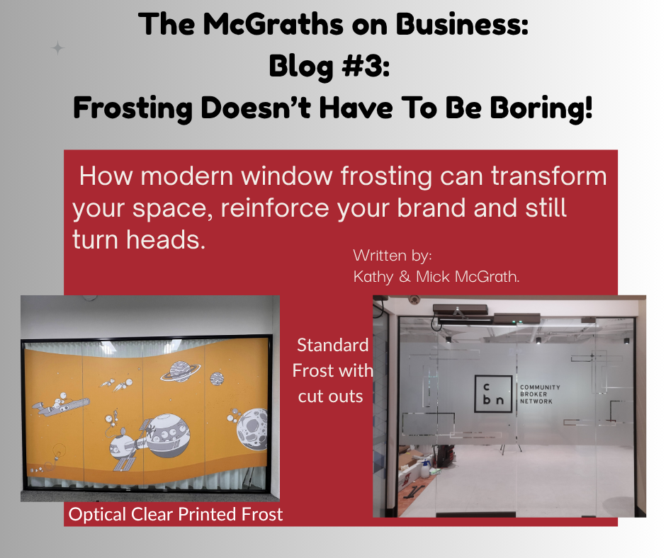 The McGrath on Business - Blog #3. Frosting Doesn't Have to be Boring!