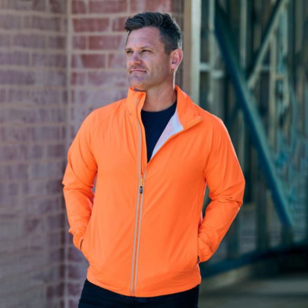 Custom Packable Lightweight Ripstop Rain Jacket