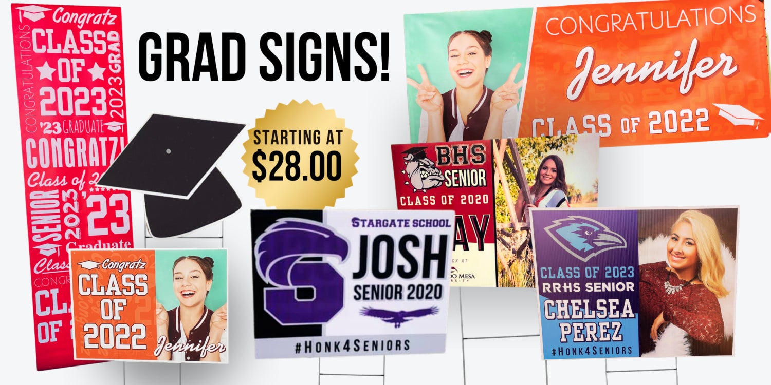 Custom Graduation Signs & Banners