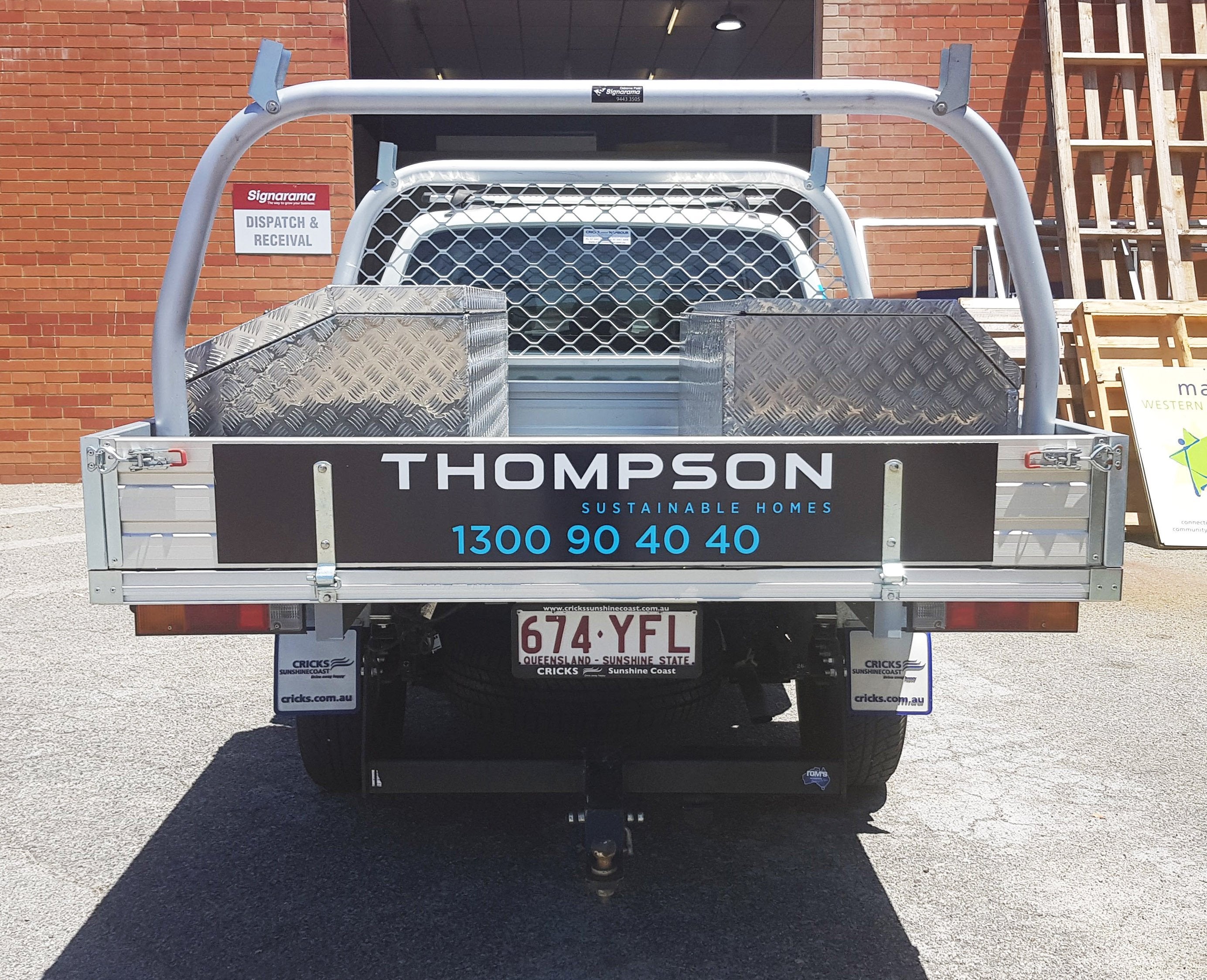 Thompson Sustainable Homes Vehicle Wrap
