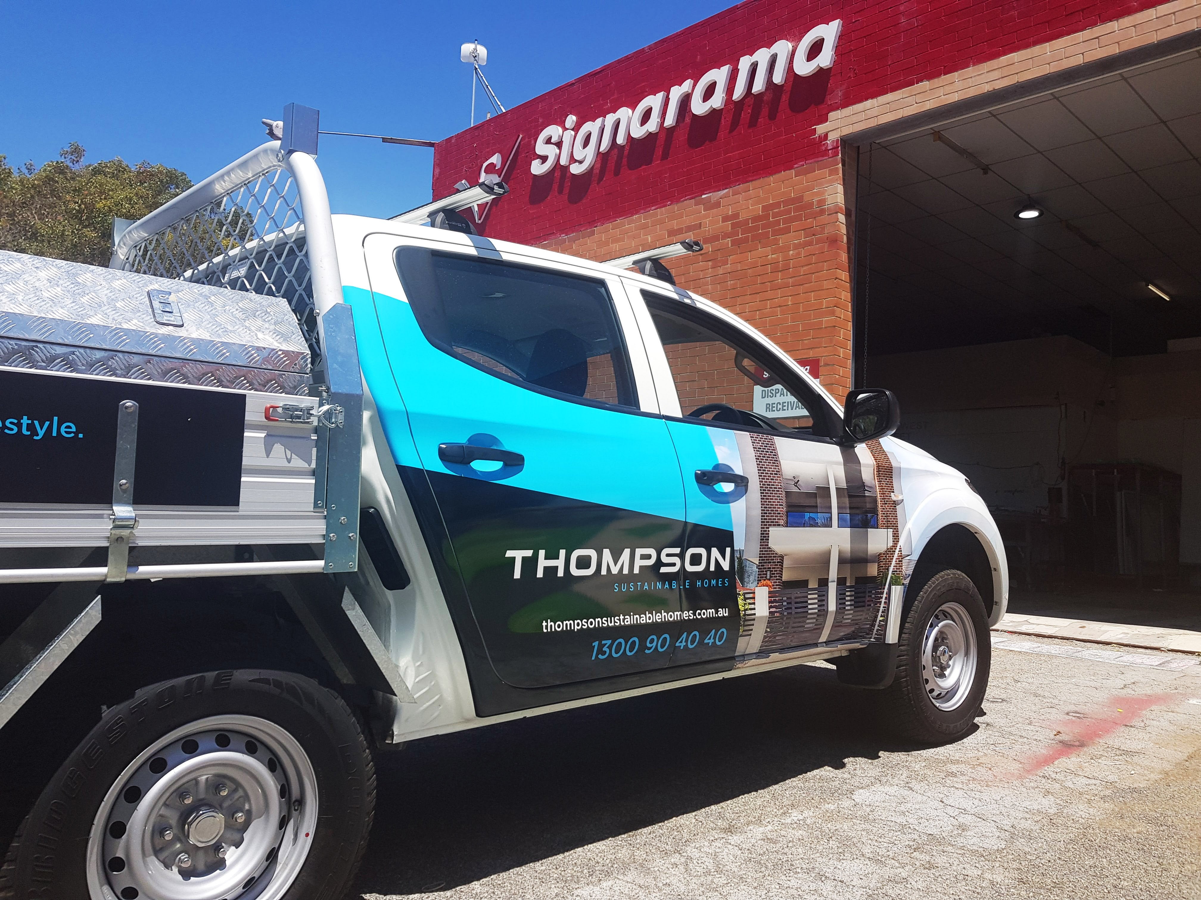 Thompson Sustainable Homes Vehicle Wrap