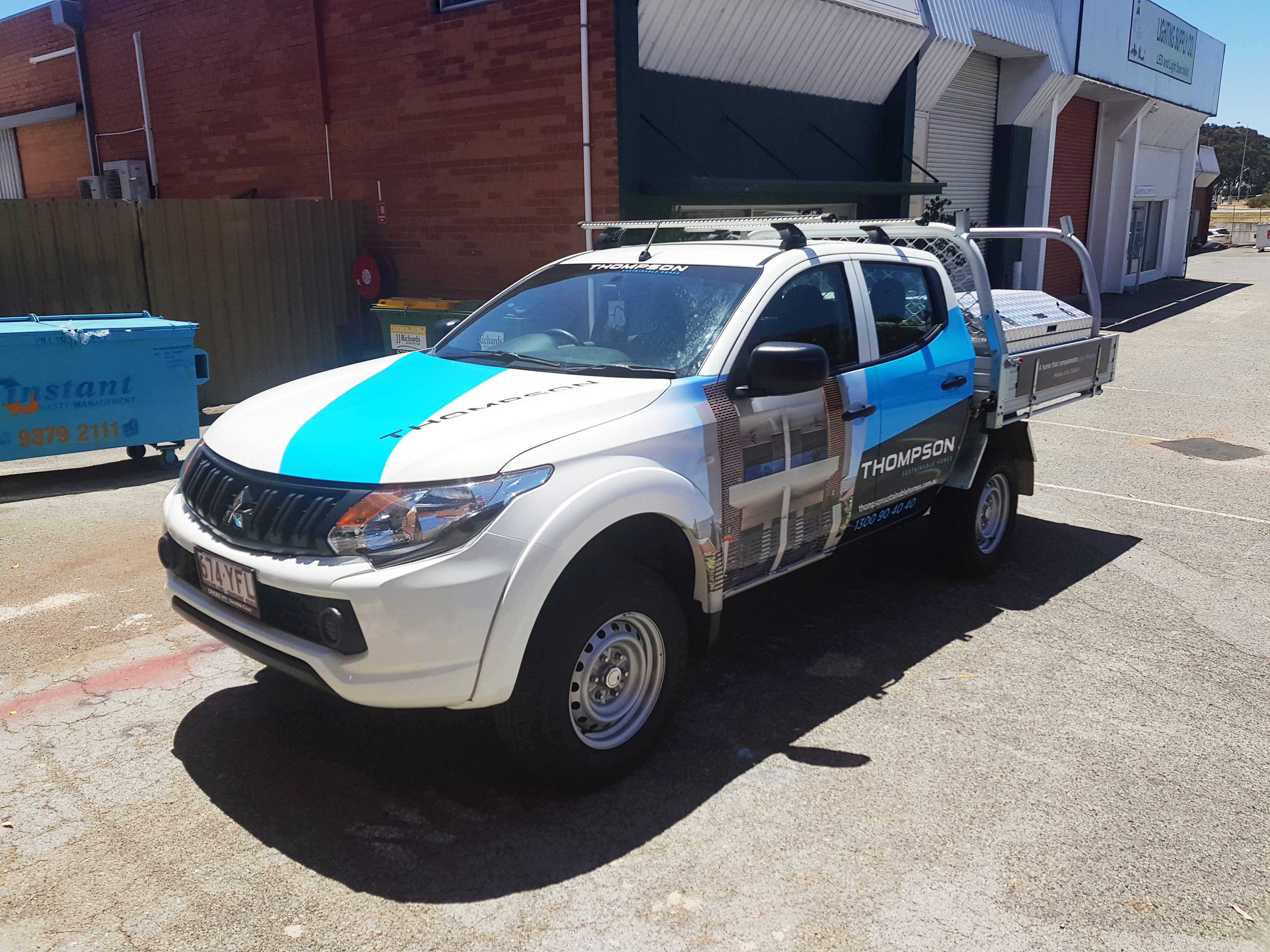 Thompson Sustainable Homes Vehicle Wrap