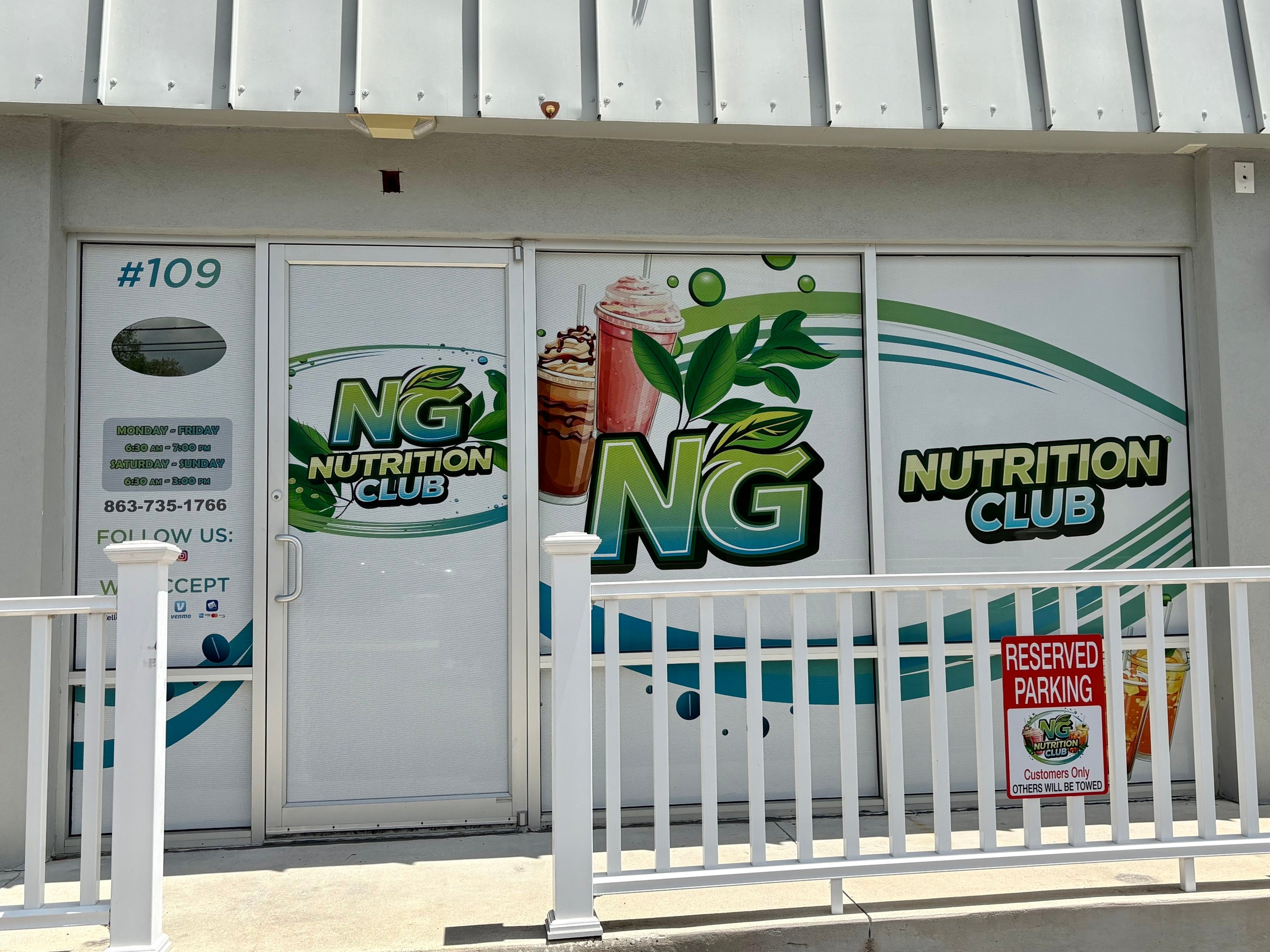 New Window Graphics Installed for a Local Lakeland Business