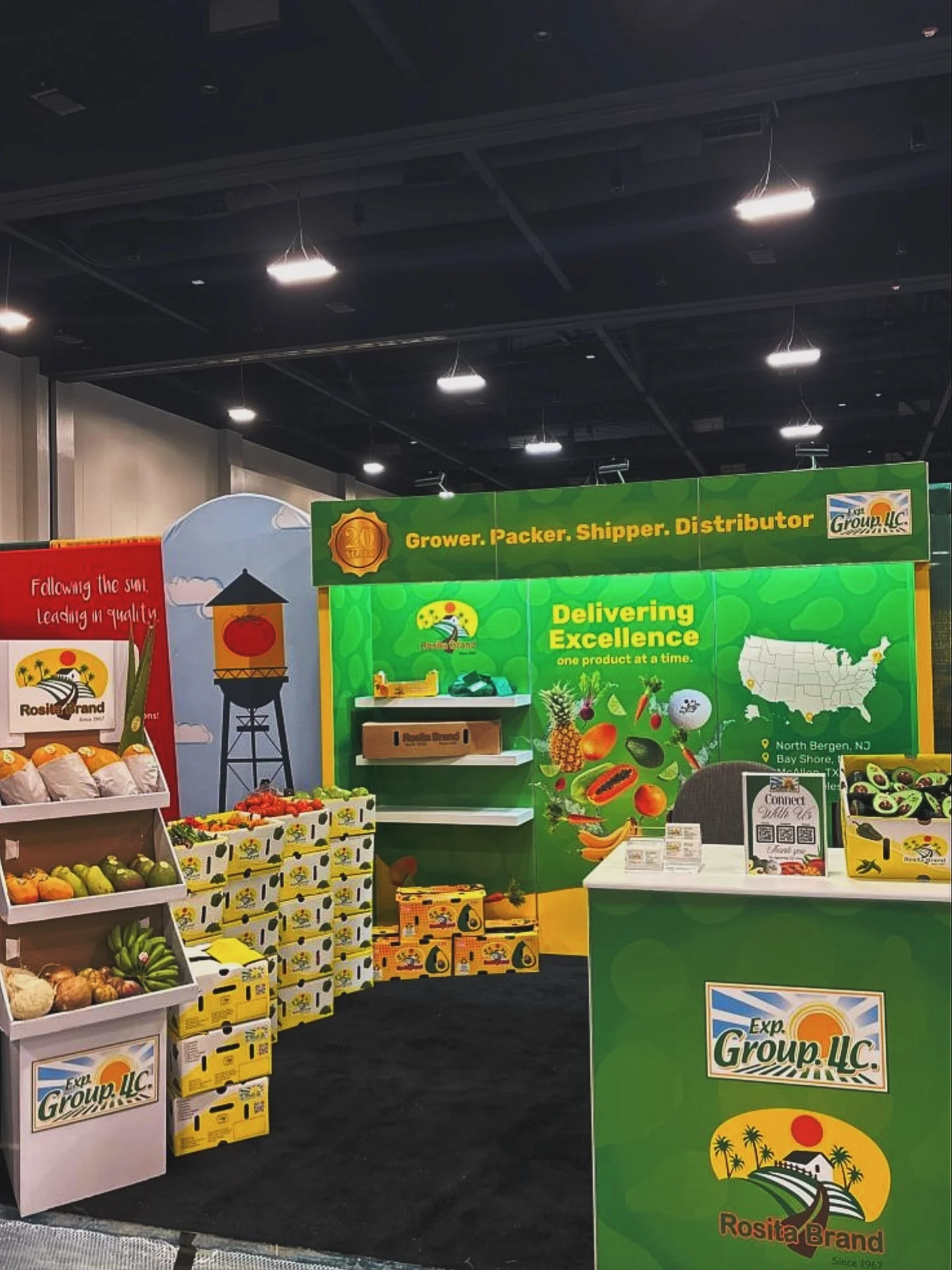 Avocado stress reliever in action at an expo!