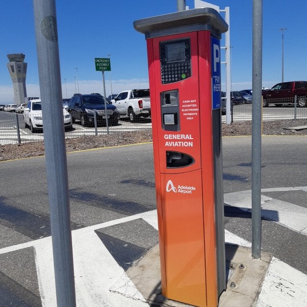 Adelaide Airport -Car Park Pay Station