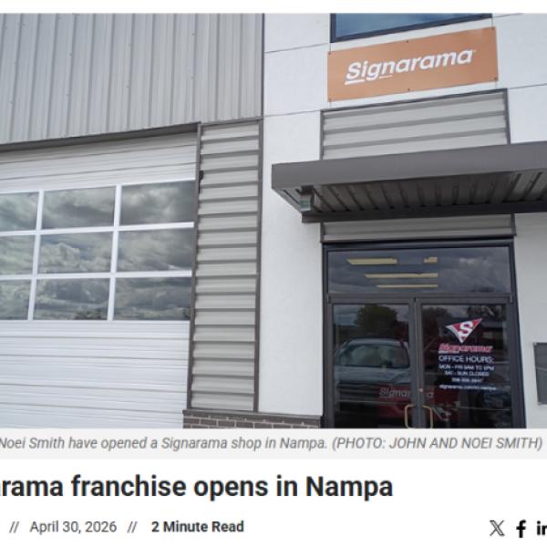 Signarama Franchise Opens in Nampa