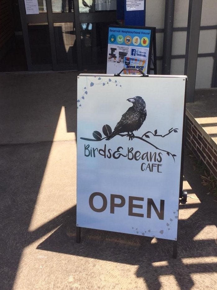 Cafe Signage - Reservoir Neighbourhood House