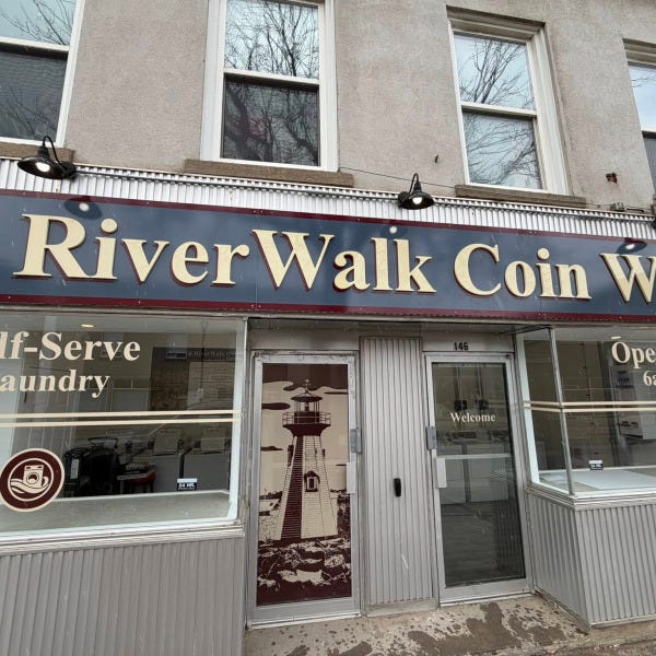 3D letters_River Walk Coin Wash