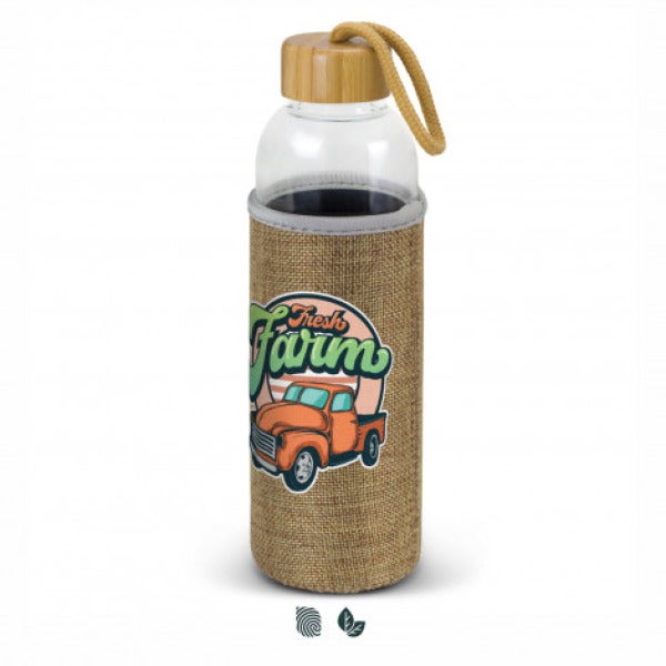 Custom Eden Glass Bottle - Natural Sleeve