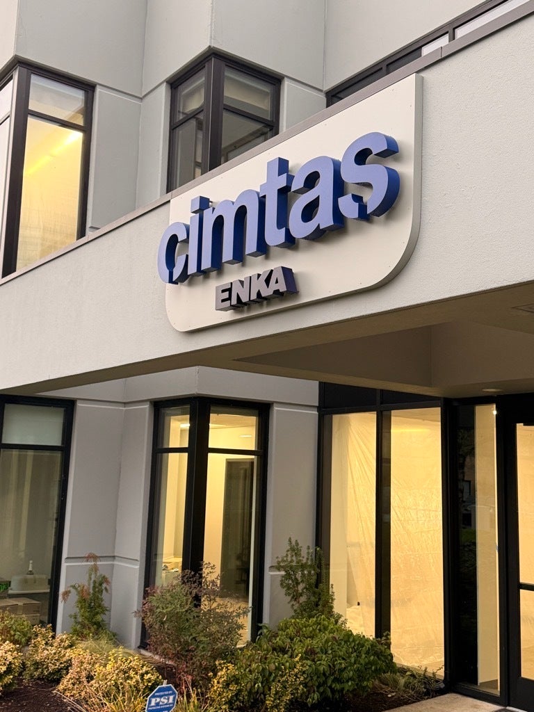 Custom Channel Letter Building Sign for Cimtas ENKA in Redmond, WA