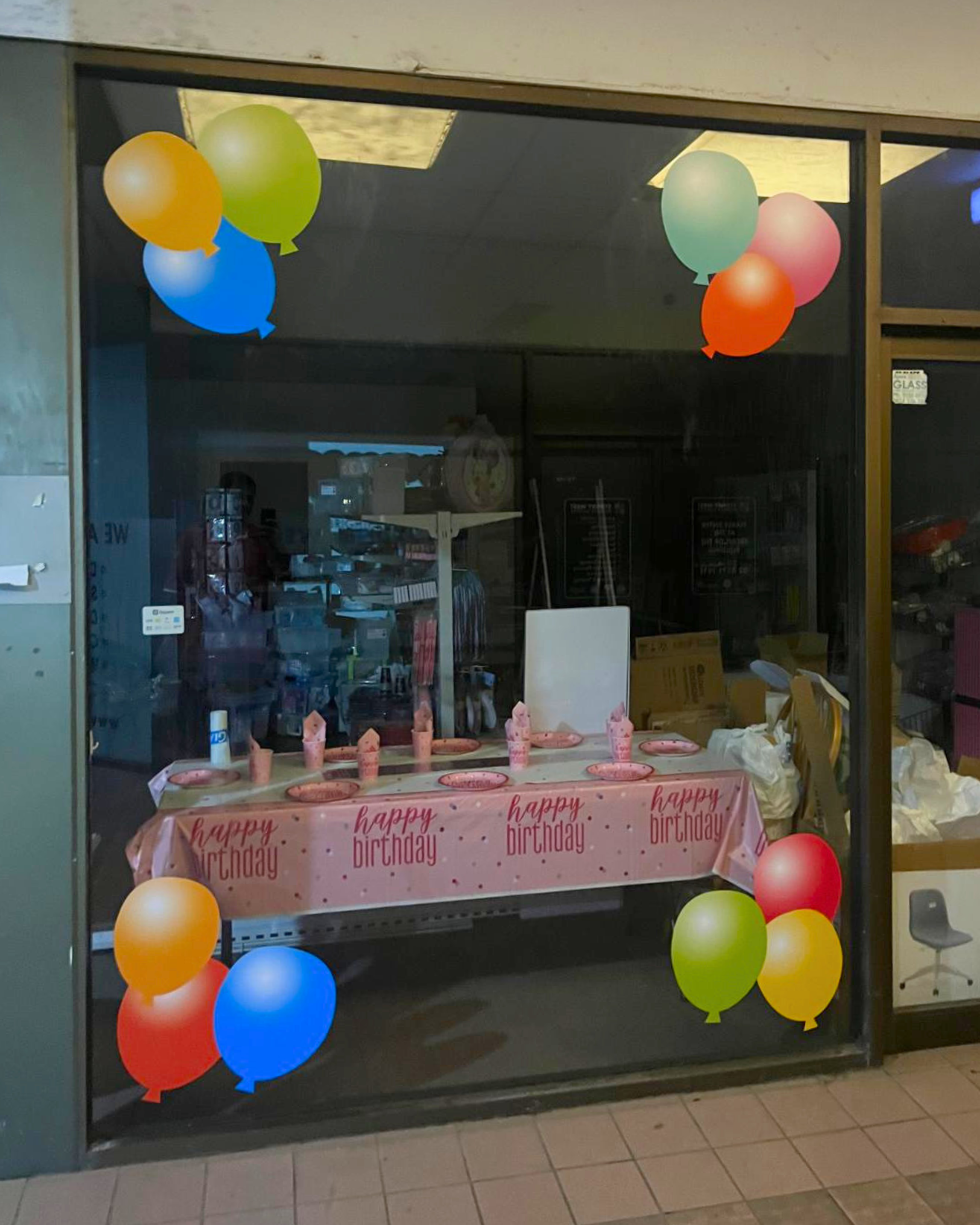 Bright, Bold Window Decals for Brighten Your Day Balloons