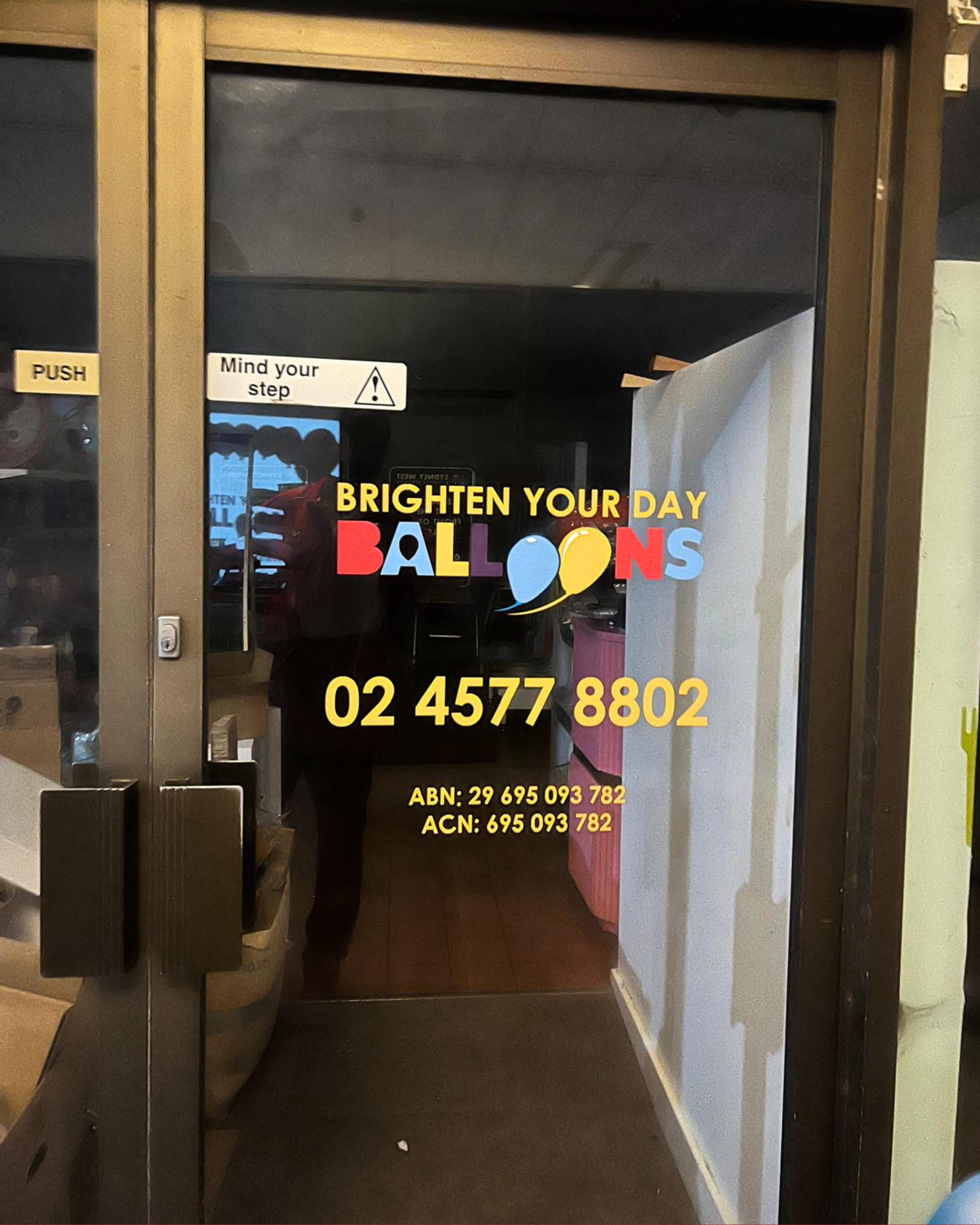 Bright, Bold Window Decals for Brighten Your Day Balloons