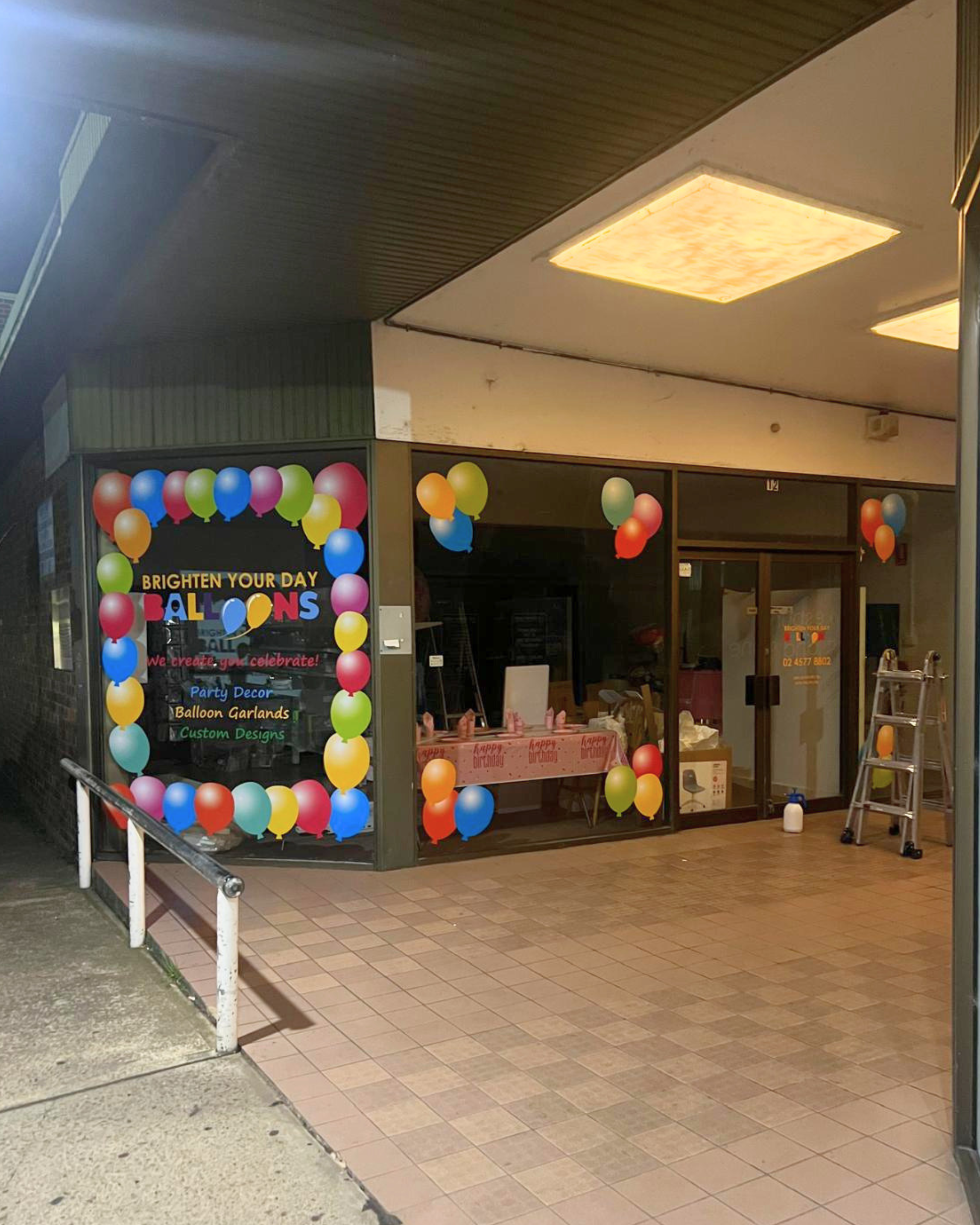 Bright, Bold Window Decals for Brighten Your Day Balloons