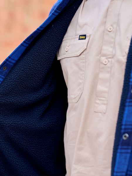 Shacket with Sherpa Lining