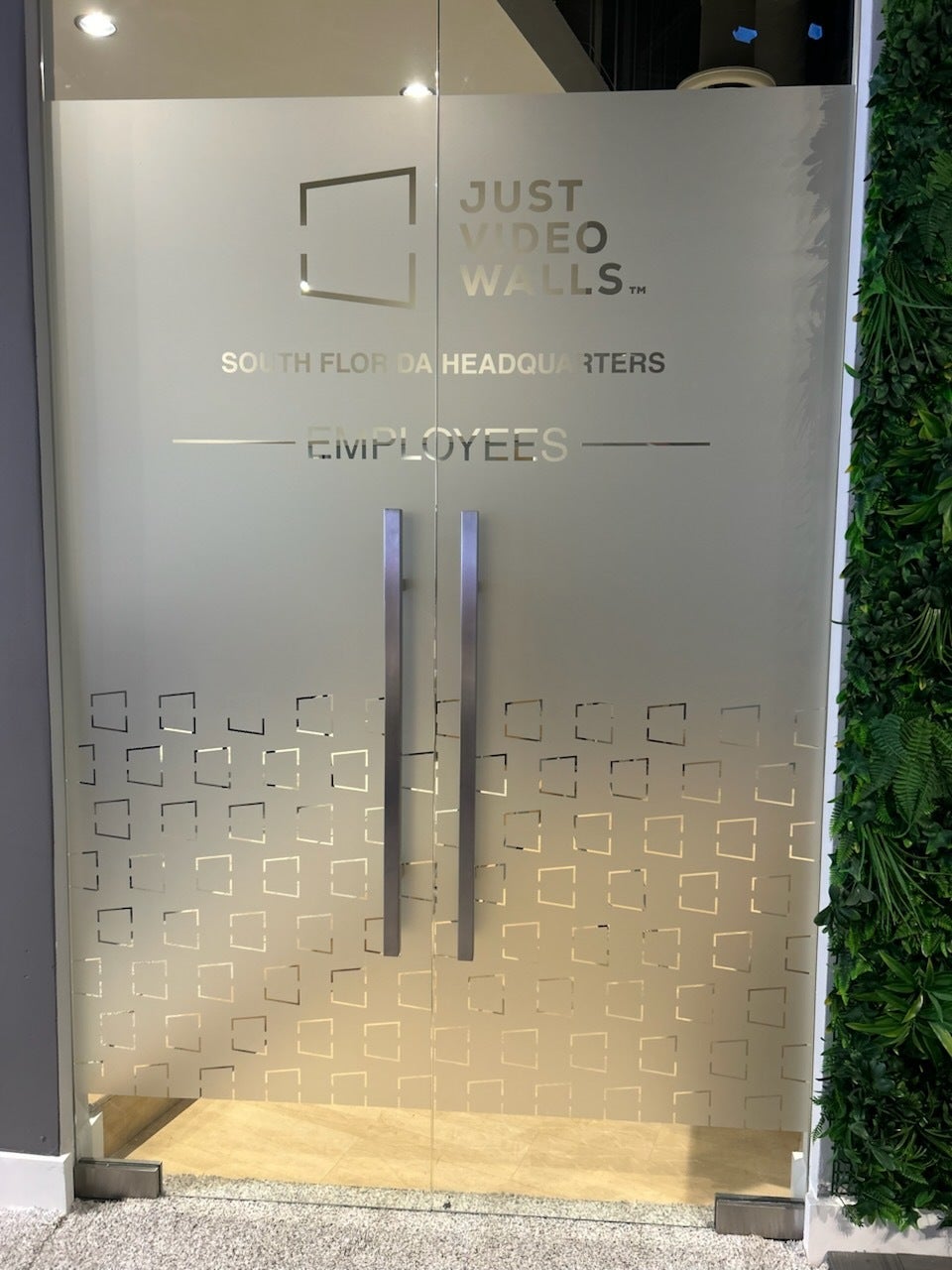 Looking for privacy with a classy look?  Use Frosted Glass Vinyl to Upgrade Your Space!