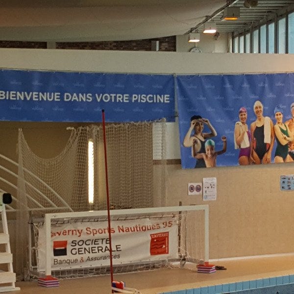 Bâche - piscine municipale