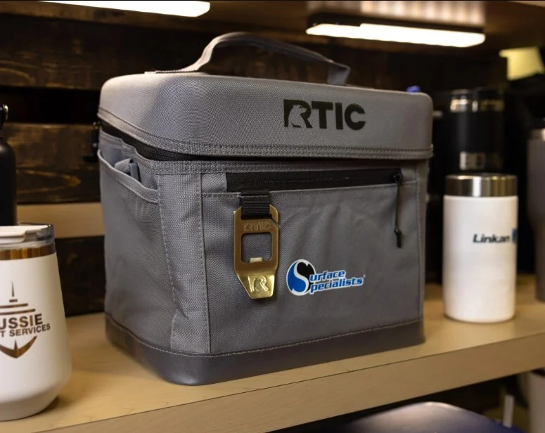 Branded RTIC Soft Cooler with Screenprinted Logo