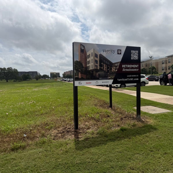 Post and Panel Signage for commerical real estate - COMING SOON