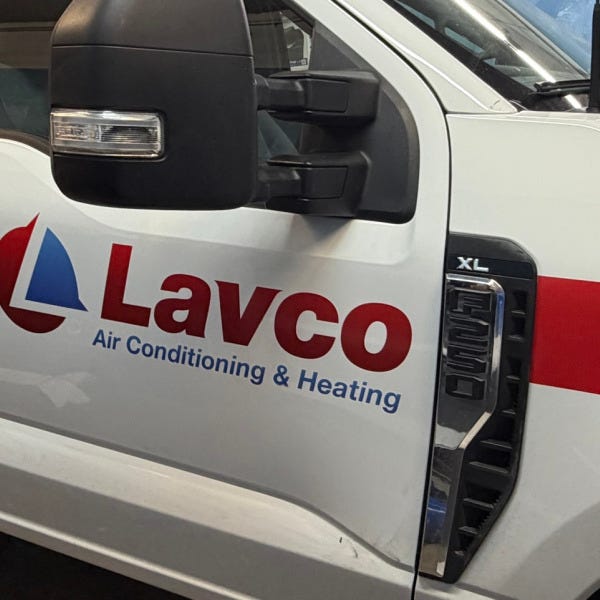 Vehcile graphics - commercial vehicles - LAVCO HVAC