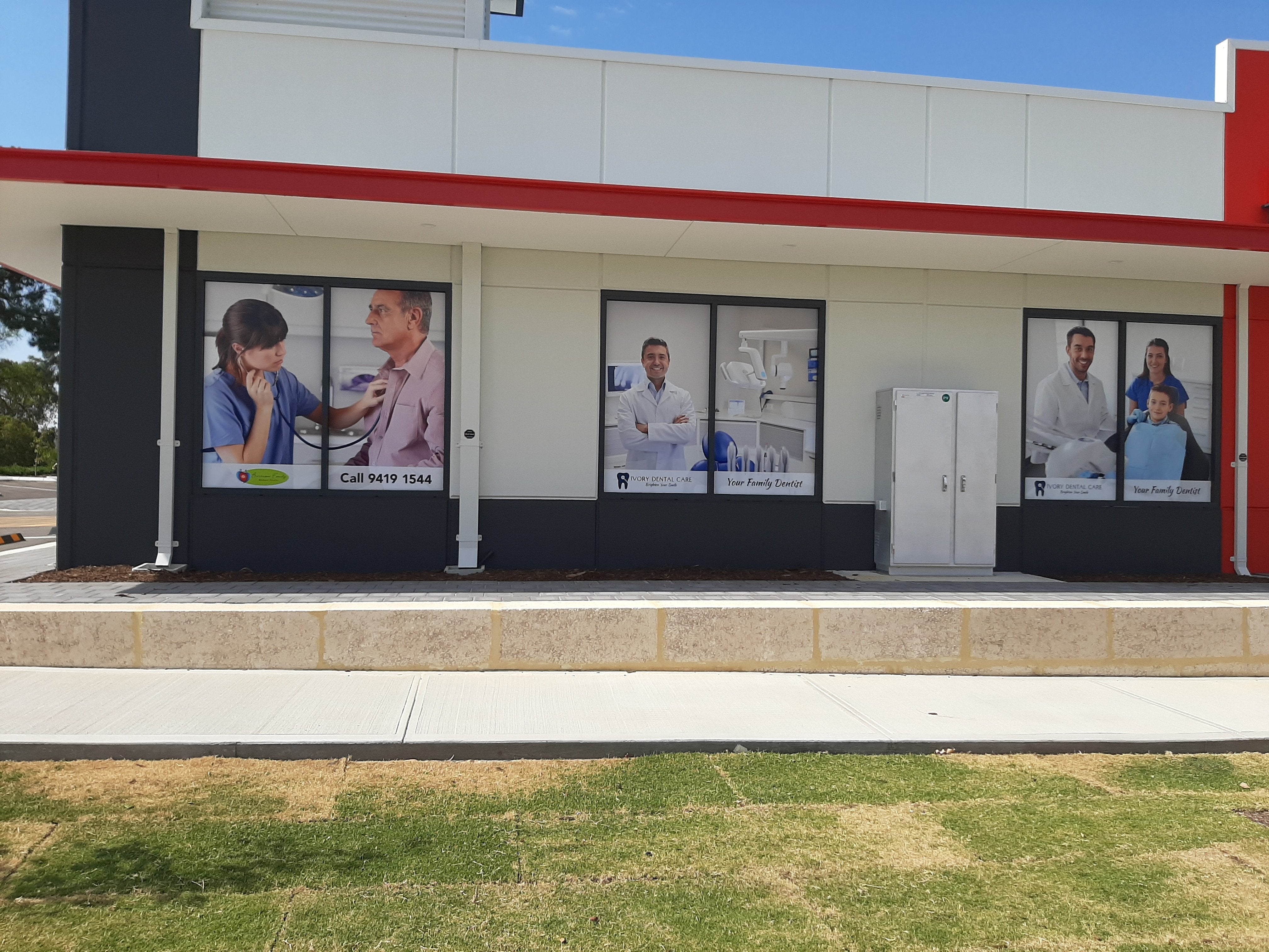 Bertram Family Medical Centre & Ivory Dental Care Store Branding