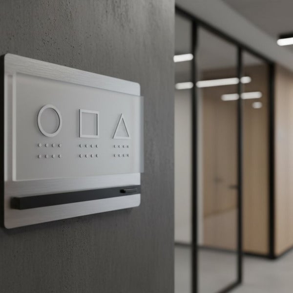 Modern Office Door Signs: Trends, Materials, and Compliance in 2026