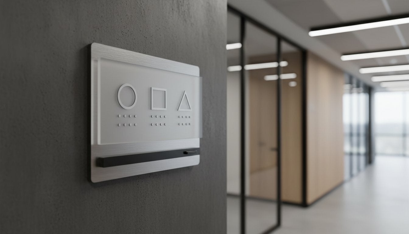 Modern Office Door Signs: Trends, Materials, and Compliance in 2026