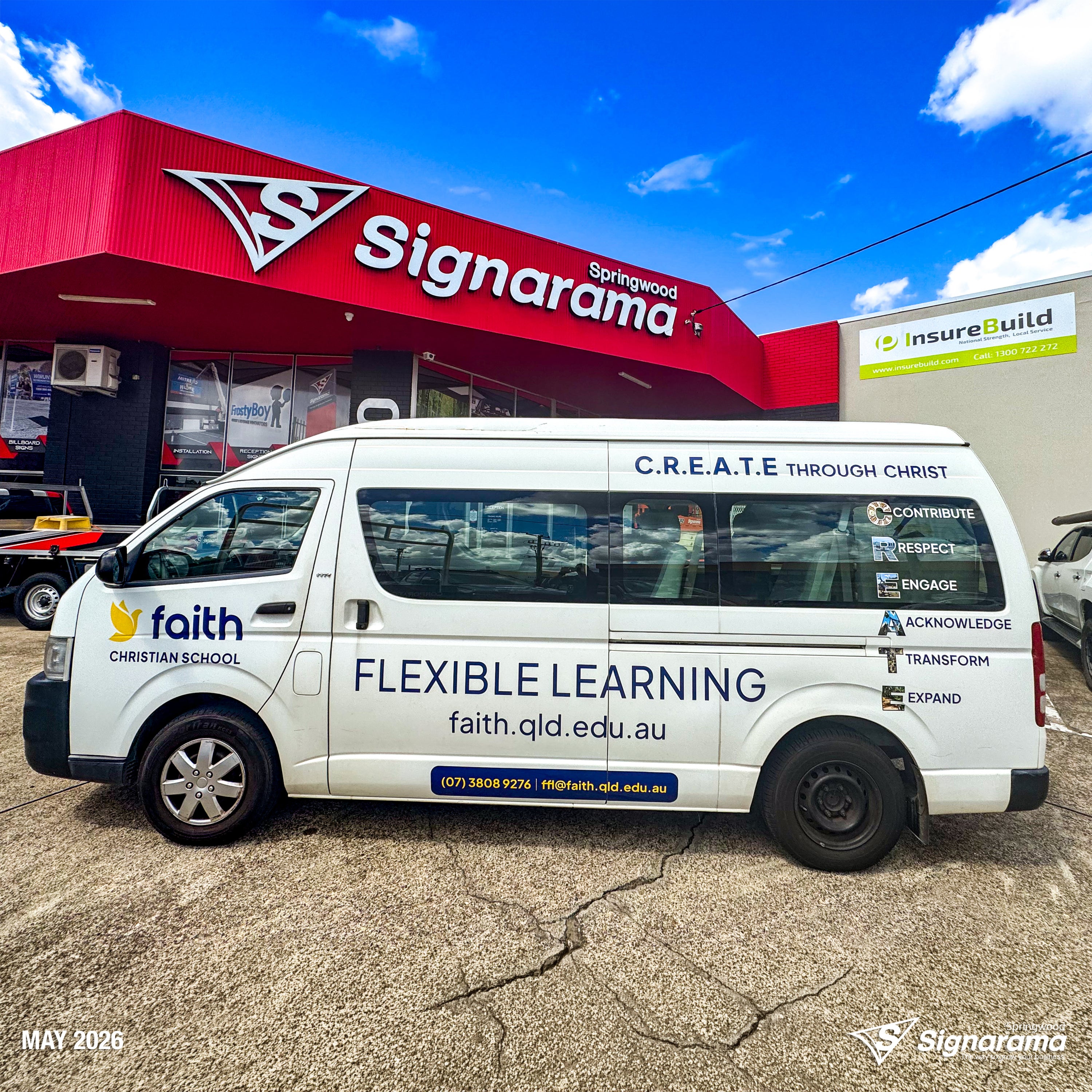 Bus Graphics - Faith Christian School Flexible Learning