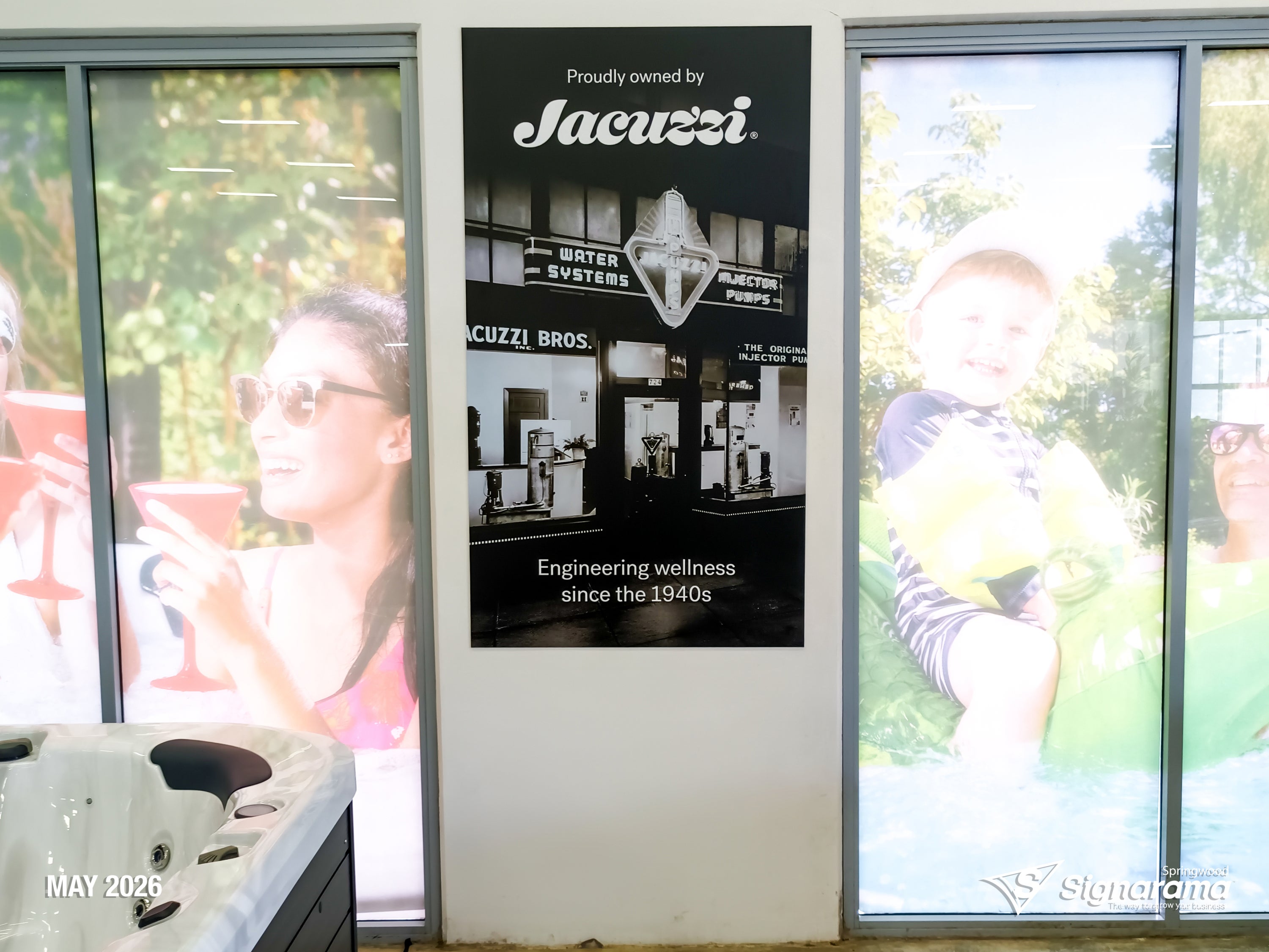 Signage Refresh - Spa World Underwood