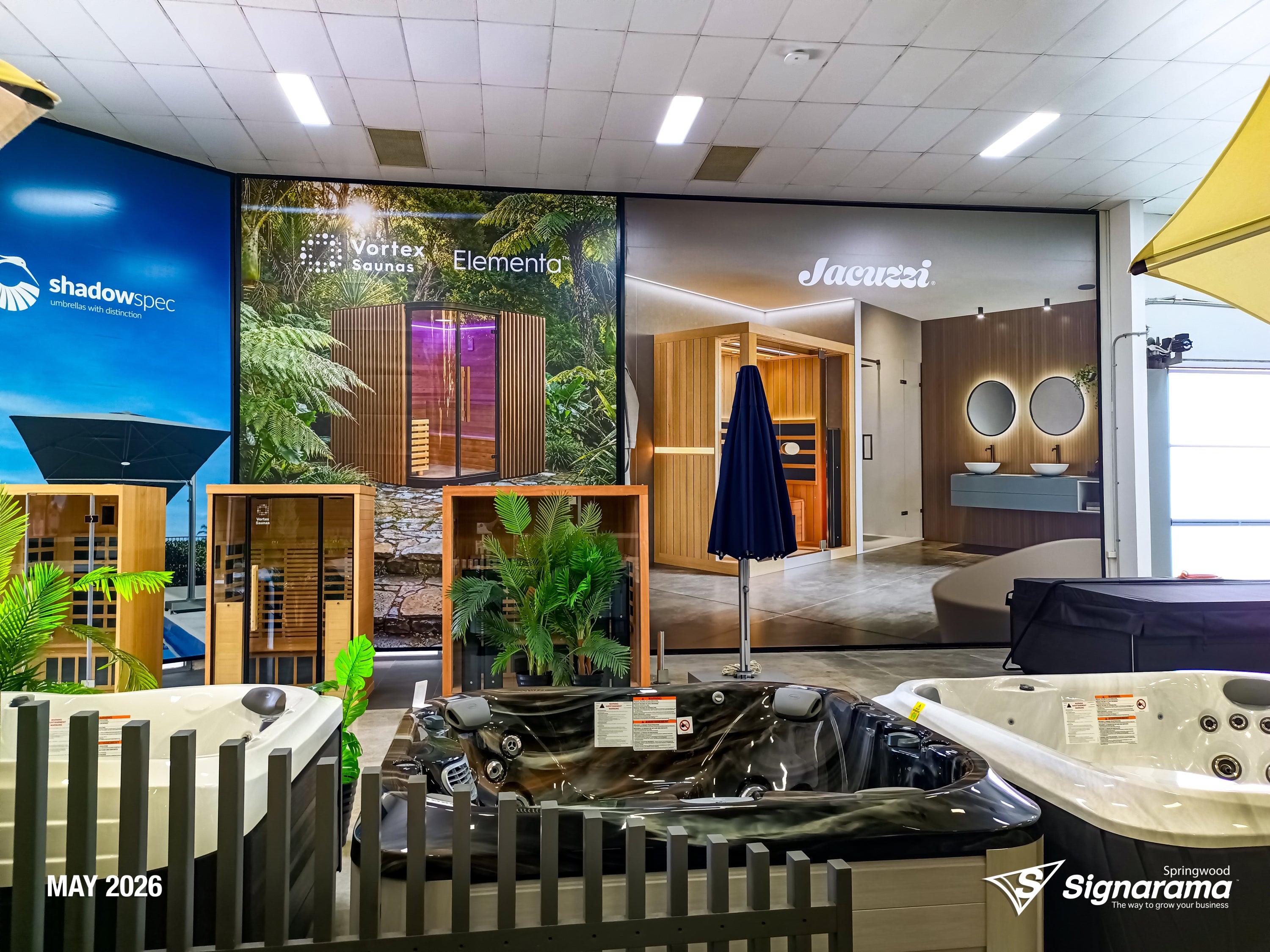 Signage Refresh - Spa World Underwood