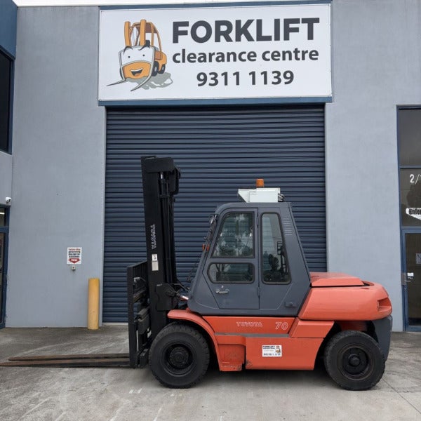 Used Toyota 7T Diesel Forklift #W370