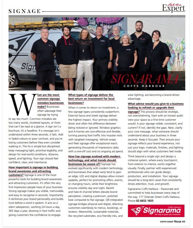 "Ask the Experts - Signage"