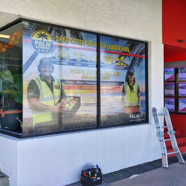 One Way Vision Window Graphics for DCO Labour Hire in Koo Wee Rup