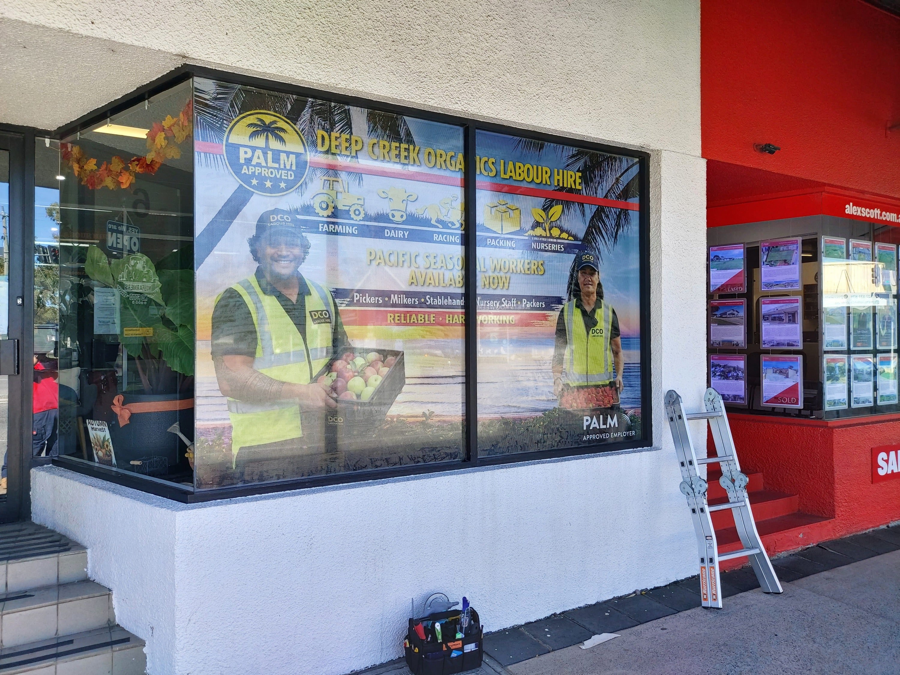 One Way Vision Window Graphics for DCO Labour Hire in Koo Wee Rup