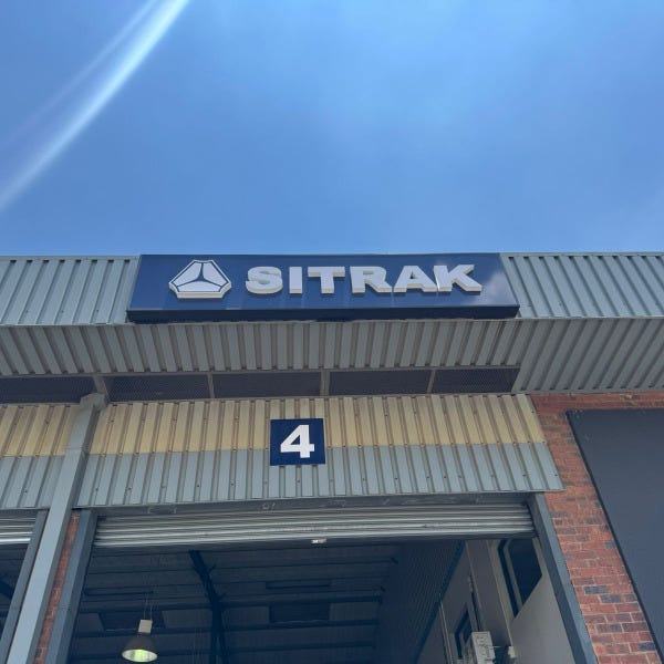 Sitrak 3D Fabricated Building Sign