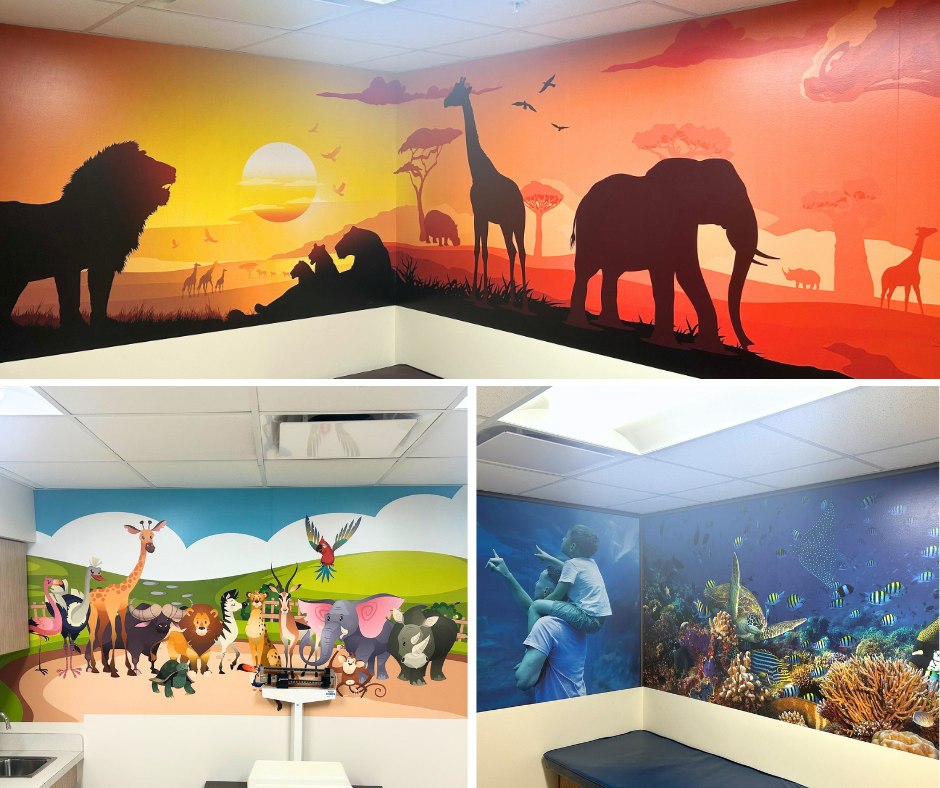 St. Vincent Evansville - Pediatric Wall Graphics