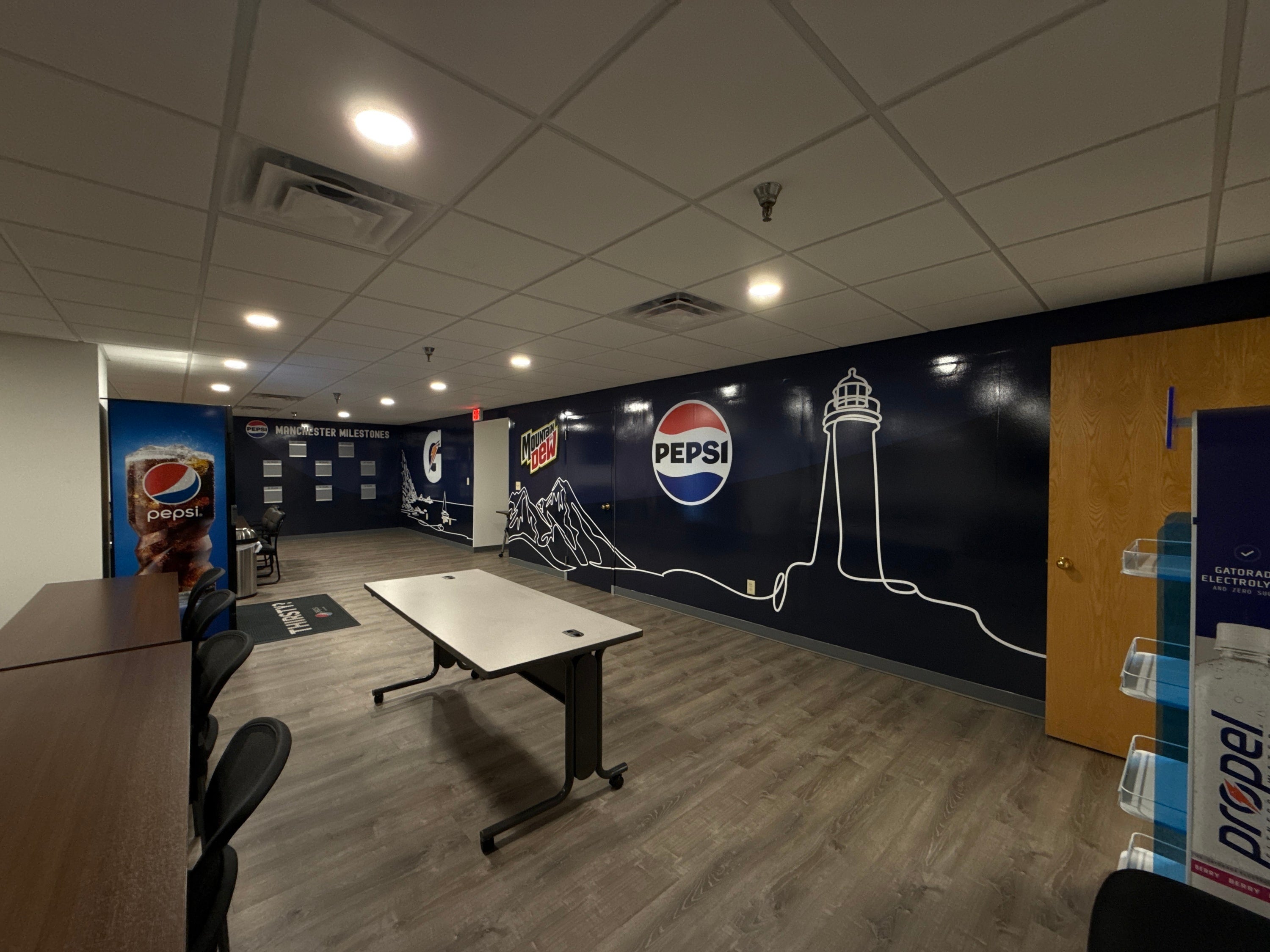 Signarama Concord Delivers Bold Wall Wrap for Pepsi in Manchester, NH